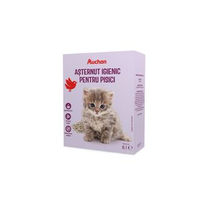 Asternut igienic pentru pisici Auchan  6L