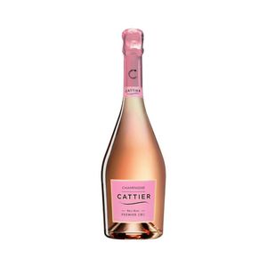 Vin spumant rose brut Cattier, alcool 12.5%, 0.75 l