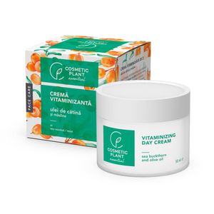 Crema Cosmetic Plant vitaminizanta de zi, cu ulei de catina si masline, 50 ml