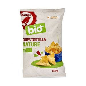 Chips tortilla natur ECO Auchan, 150g