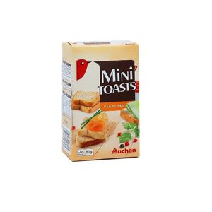 Mini toast Auchan, 80g