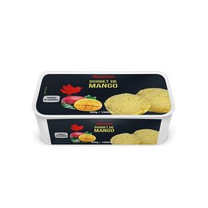 Inghetata sorbet cu mango Auchan, 500 g