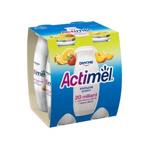 Iaurt de baut Actimel, multifructe, 4 x 100 g