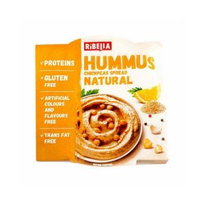 Humus natural fara gluten si coloranti artificiali Ribella, 200 g