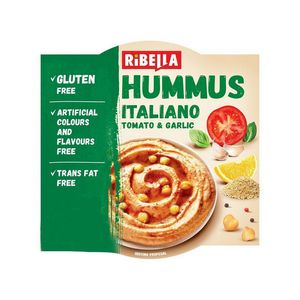 Hummus cu rosii si usturoi Ribella, 200g