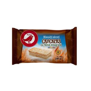 Crackers integral Auchan, 180 g