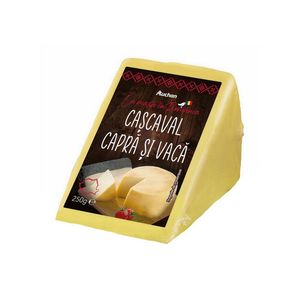 Cascaval de capra si vaca Auchan, 250 g