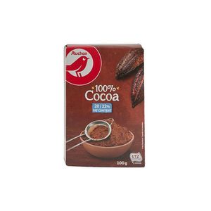 Cacao pudra Auchan 20-22% grasime, 100g