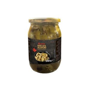 Ardei iute jalapeno in otet taiati Auchan, 340 g
