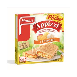 Appizzi Findus cu 3 feluri de branza, 250 g