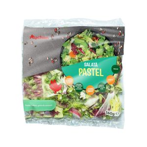 Mix de salata Auchan Pastel, 160g
