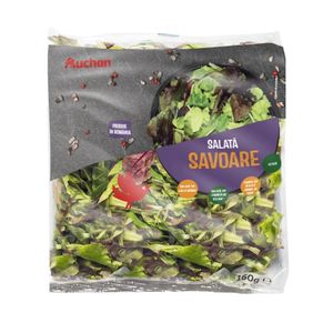 Mix de salata Auchan Savoare, 160g