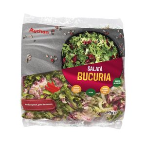 Mix de salata Auchan Bucuria, 160g