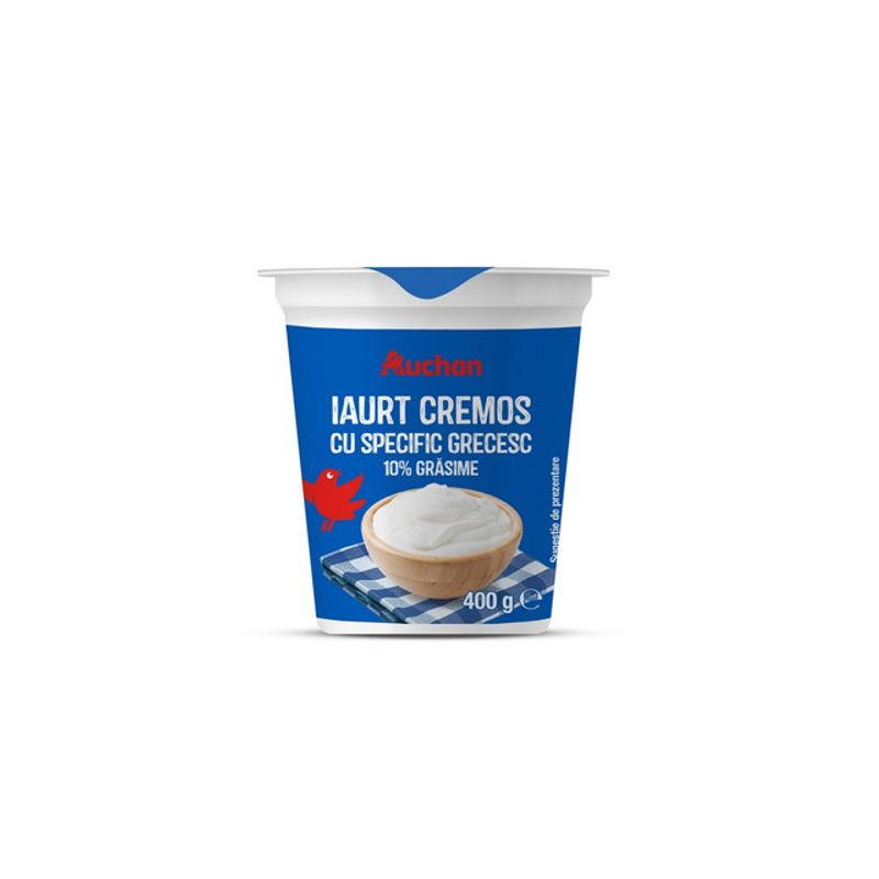 Auchan | Iaurt Cu Specific Grecesc 10% Grasime, 400g Auchan Auchan Online