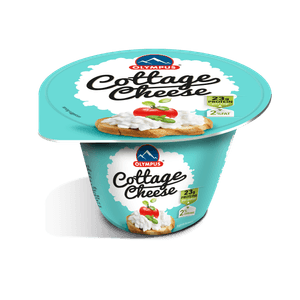 Branza de vaca cottage light Olympus, 2% grasime, 180 g