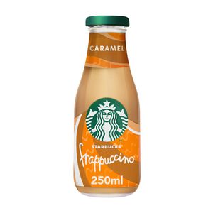 Bautura din lapte cu cafea Frappuccino Starbucks, aroma de caramel, 250 ml