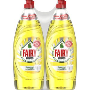 Pachet: Detergent de vase Fairy Lemon, 2 x 650 ml