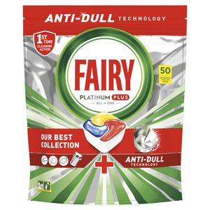 Detergent pentru masina de spalat vase Fairy Platinum Plus, 50 spalari