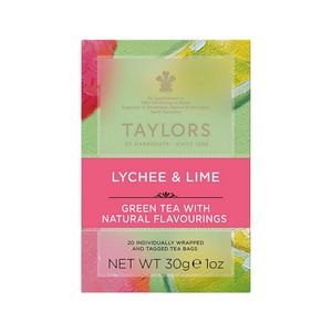 Ceai verde cu aroma de litchi si lime Taylors of Harrogate, 30 g