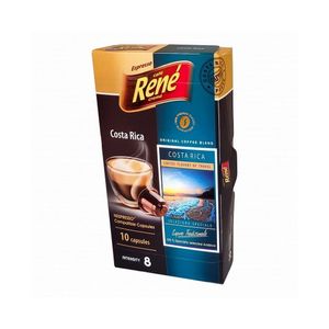 Capsule cafea Rene Costa Rica, compatibile Nespresso, 10 capsule