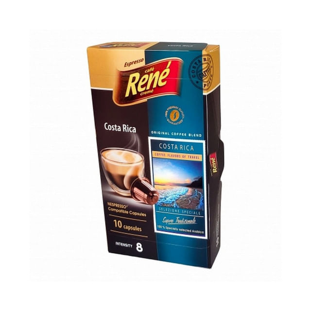 cafea-capsule-costa-rica-rene-compatibil-nespresso-10-capsule