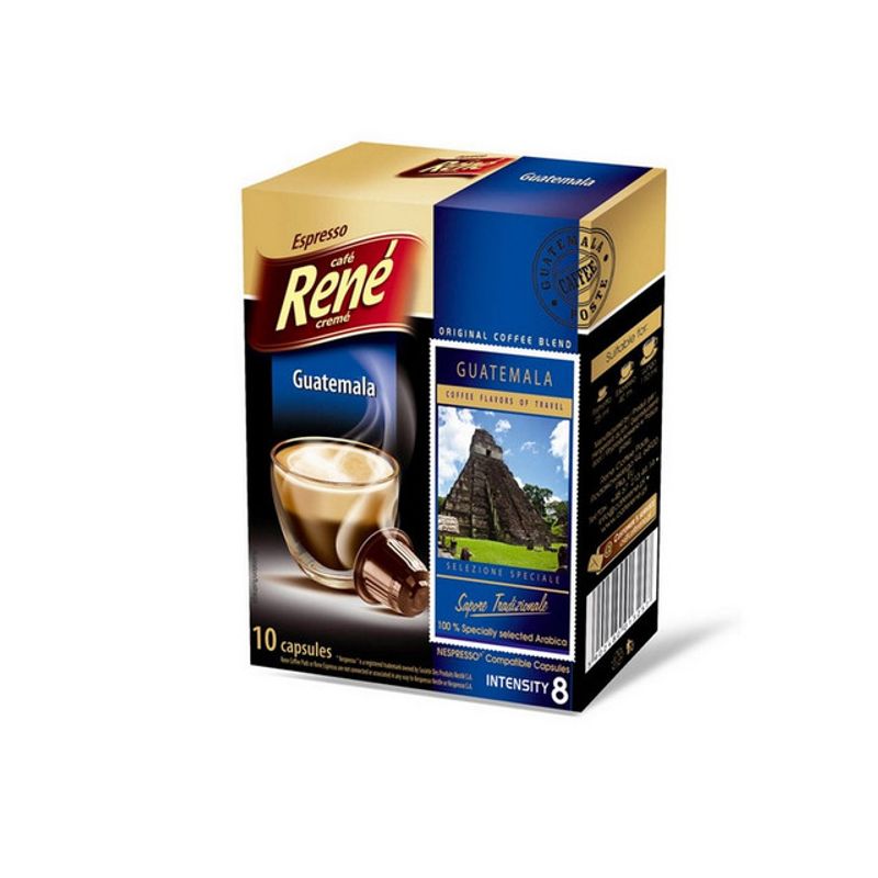 cafea-capsule-guatemala-rene-compatibil-nespresso-10-capsule