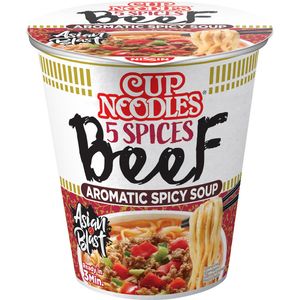 Supa instant Noodles vita, Nissin, 64 g
