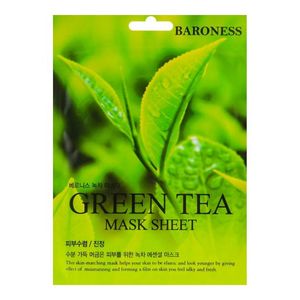 Masca servetel Baroness cu extract de ceai verde, 21 g