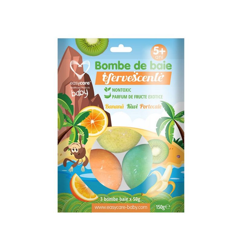 bombe-de-baie-easycare-baby-cu-parfum-de-fructe-exotice-3-x-50-g