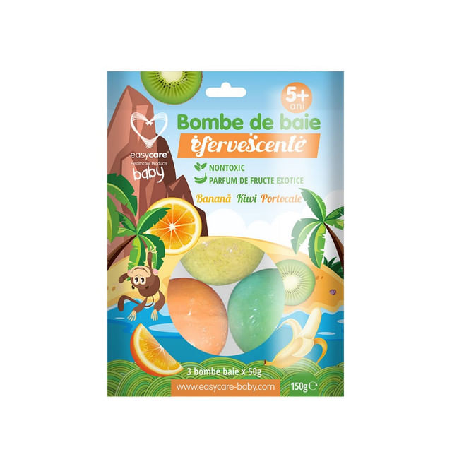 bombe-de-baie-easycare-baby-cu-parfum-de-fructe-exotice-3-x-50-g