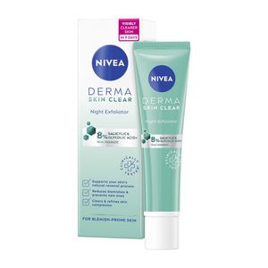 Tratament exfoliant pentru noapte Nivea Derma Skin Clear, 40 ml