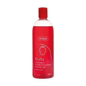 Gel de dus Ziaja Fuity cu merisoare si capsuni salbatice, 500 ml
