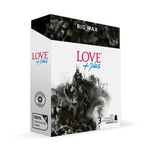 Prezervative Love Plus BigMax, 3 bucati/cutie