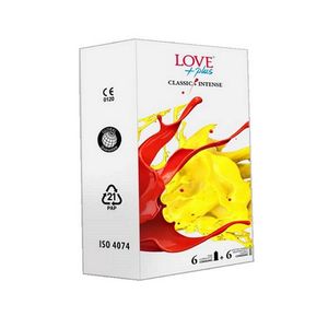 Prezervative Love Plus Classic + Intense, 12 bucati/cutie