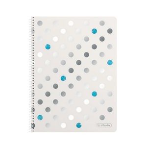 Caiet de matematica cu spirala Herlitz Frozen Glam, A4, 80 file
