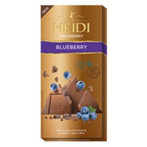 Ciocolata cu lapte si afine Heidi, 80 g