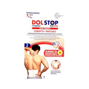 Plasturi pentru dureri articulare si musculare Dolstop, 2 buc