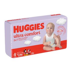 Scutece Huggies Ultra Comfort Mega, marimea 4, 8-14 kg, 66 buc
