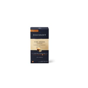 Capsule cafea Davidoff Fine Aroma Espresso, compatibile Nespresso, 10 capsule