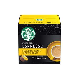 Capsule cafea Starbucks Blonde Espresso Roast, compatibile Dolce Gusto, 12 capsule