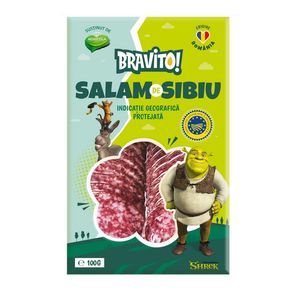 Salam de Sibiu feliat Agricola Bravito, 100 g