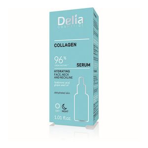 Ser pentru fata, gat si decolteu Delia Cosmetics Collagen Hydrating, 30 ml