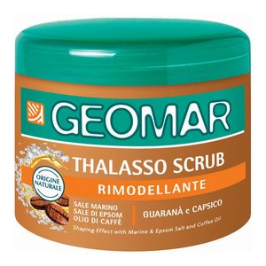 Scrub remodelator GEOMAR cu sare si cafea, 600 g