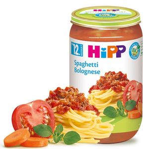 Spaghetti Bolognese Hipp, de la 1 an, 250 g