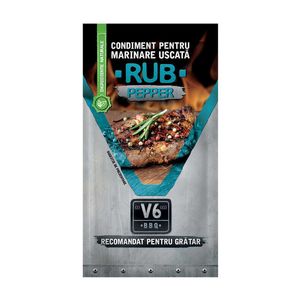 Condiment cu piper Rub V6BBQ 40 g