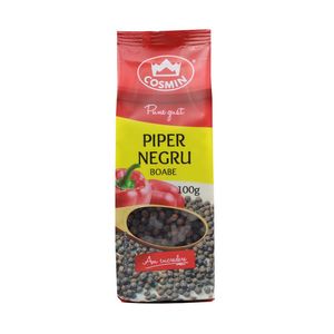 Piper negru boabe Cosmin, 100g