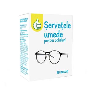 Servetele umede pentru ochelari Pouce 10 bucati