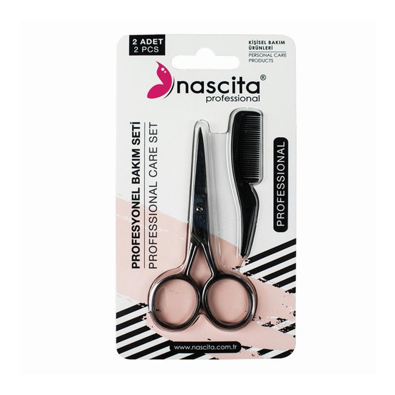 set-foarfeca-si-perie-pentru-sprancene-negru