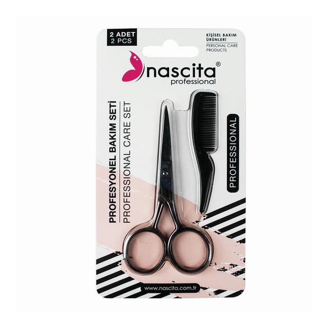 set-foarfeca-si-perie-pentru-sprancene-negru