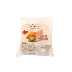 Sandwich cu snitel de pui Auchan, 215 g